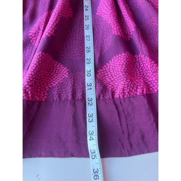 Girls from Savoy Bouquet Toss Dress 100% Silk Dress w/ Pockets Womens Size 0 - Picture 6 of 11